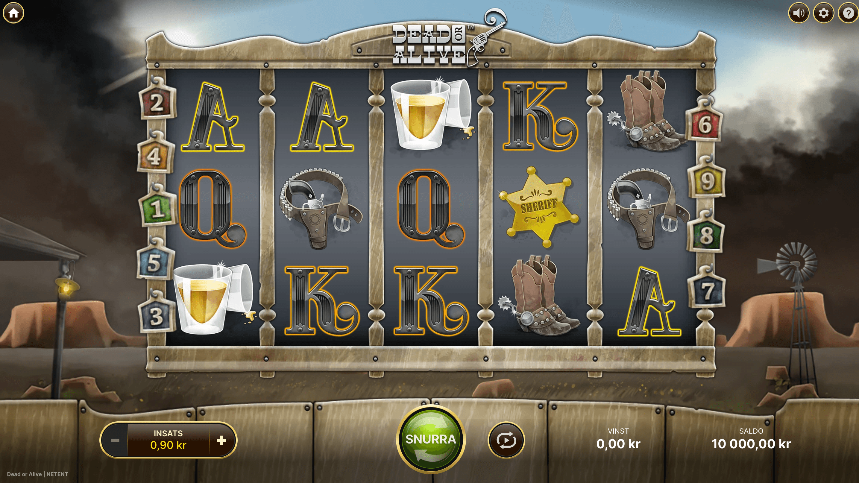 dead or alive slot