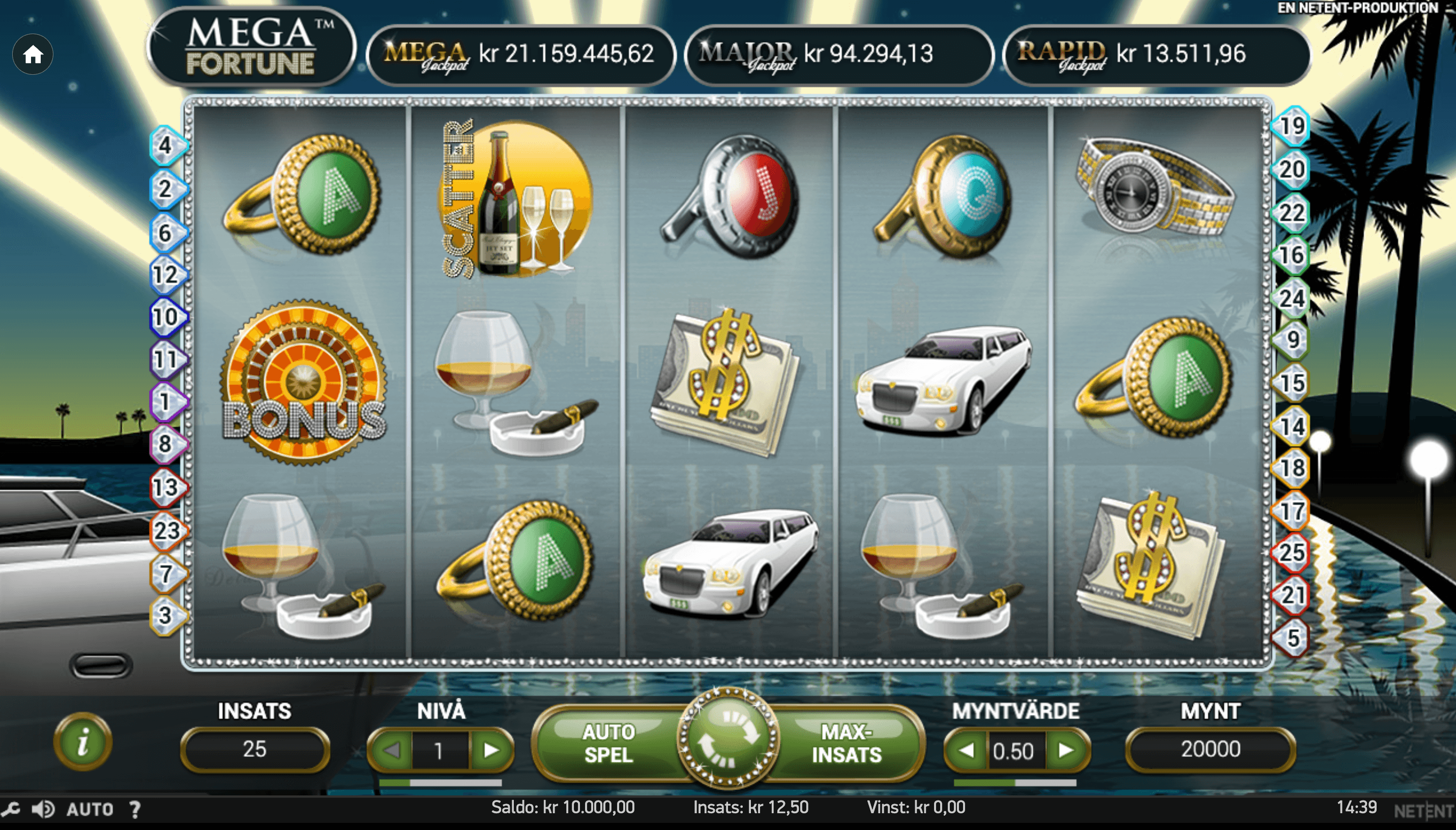 mega fortune slot