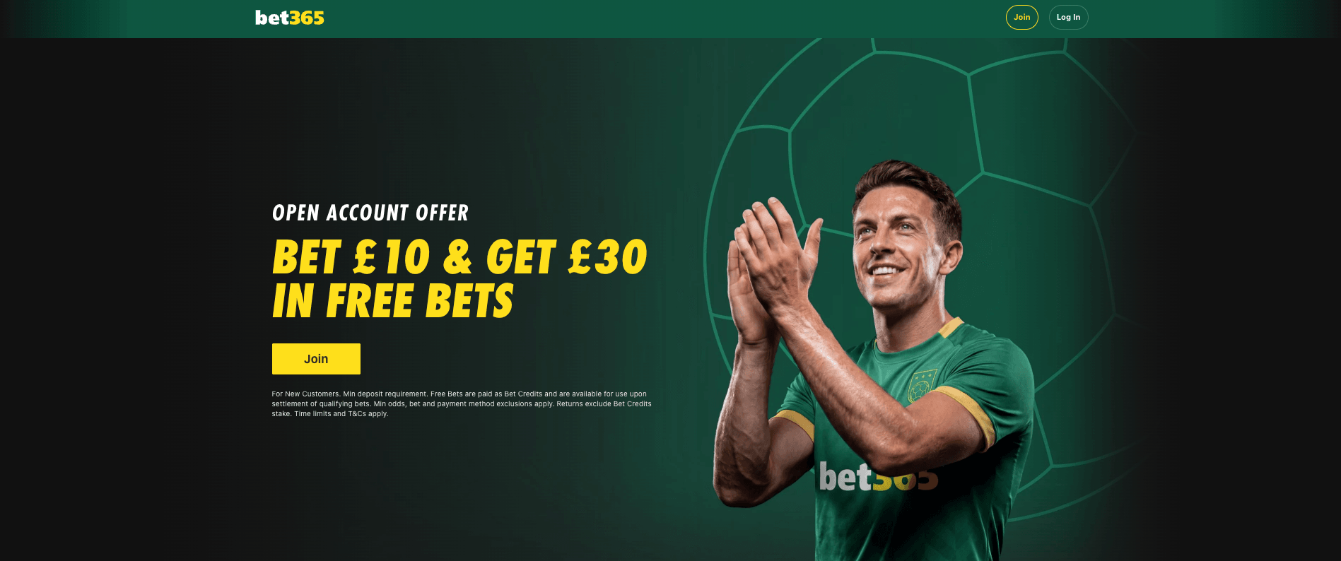 bet365 bonus banner