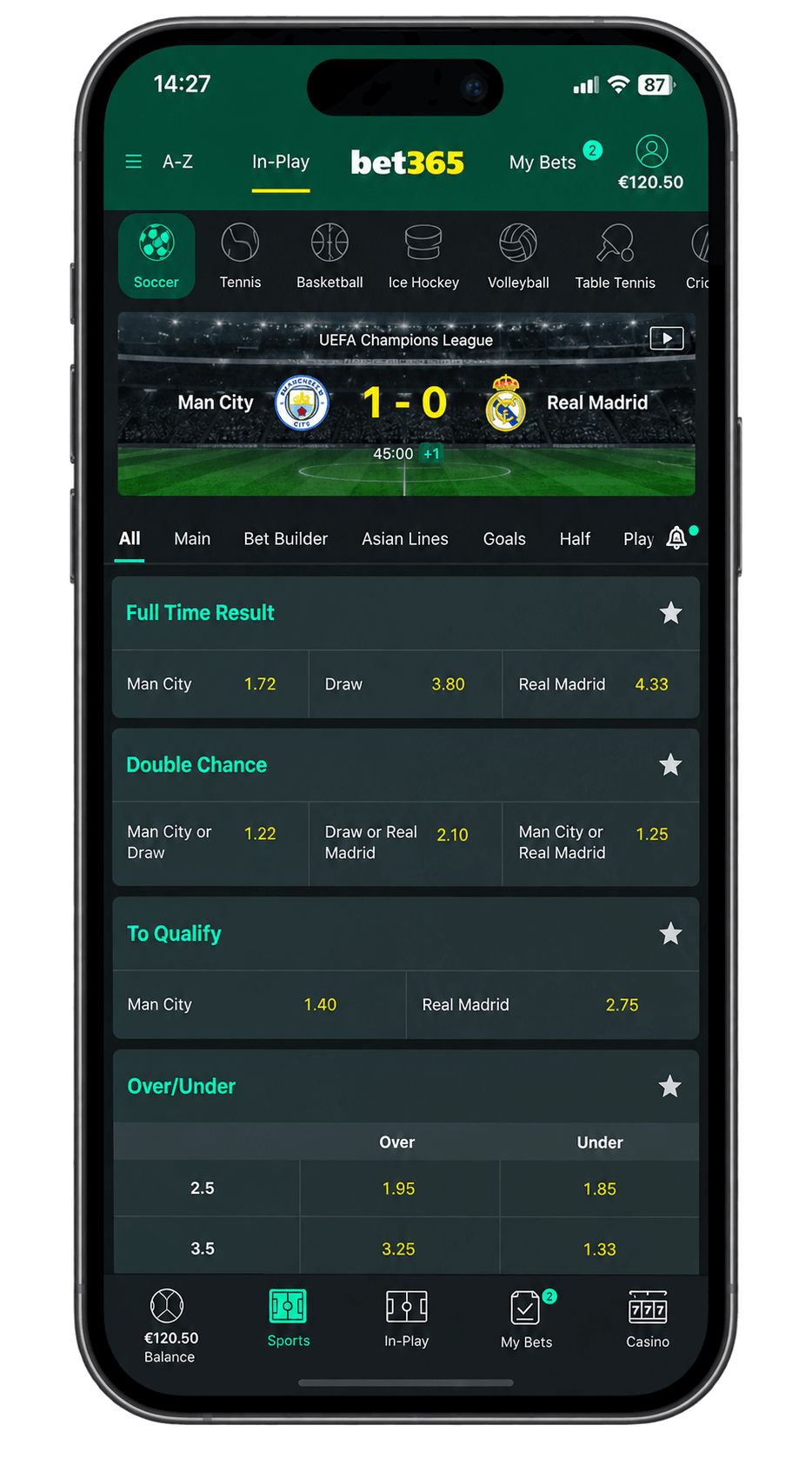 bet365 mobile betting app