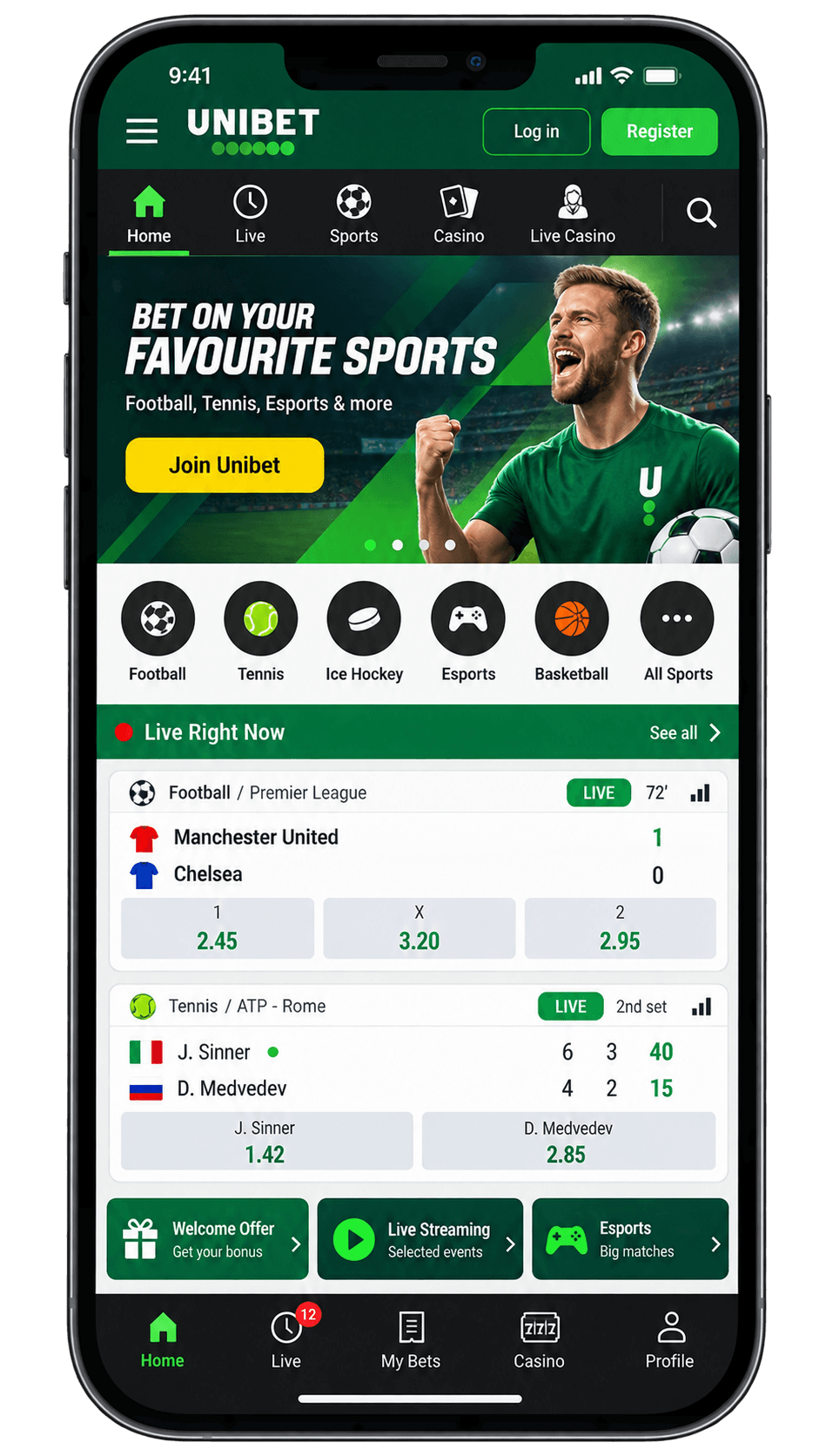 unibet betting app