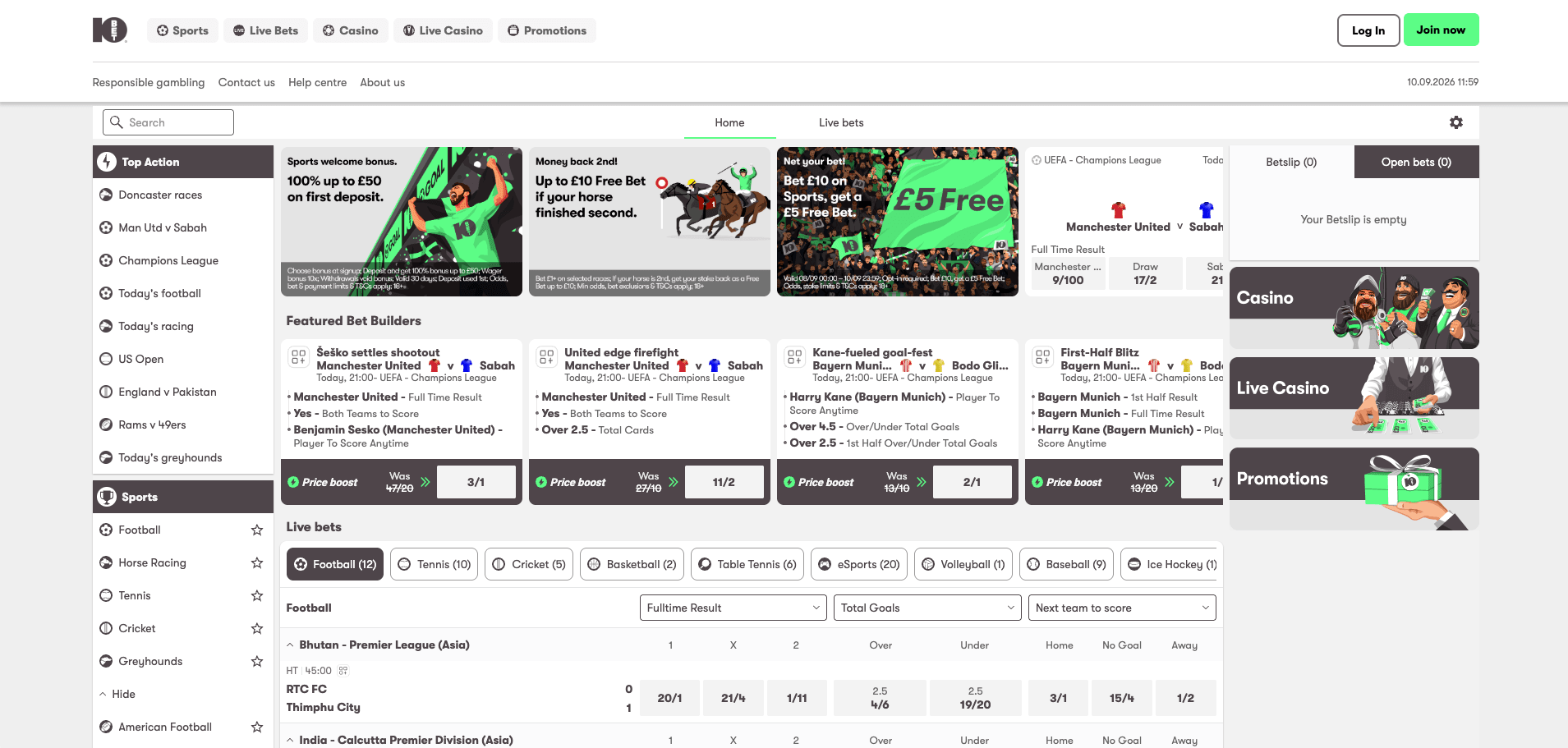 10bet sportsbook